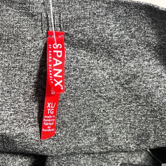 NWOT Spanx High Waist Seamless Gray Leggings Sz XL - Picture 2 of 4